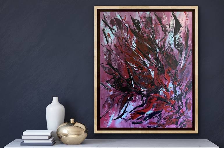 Original Abstract Expressionism Abstract Painting by Carrie Welsh