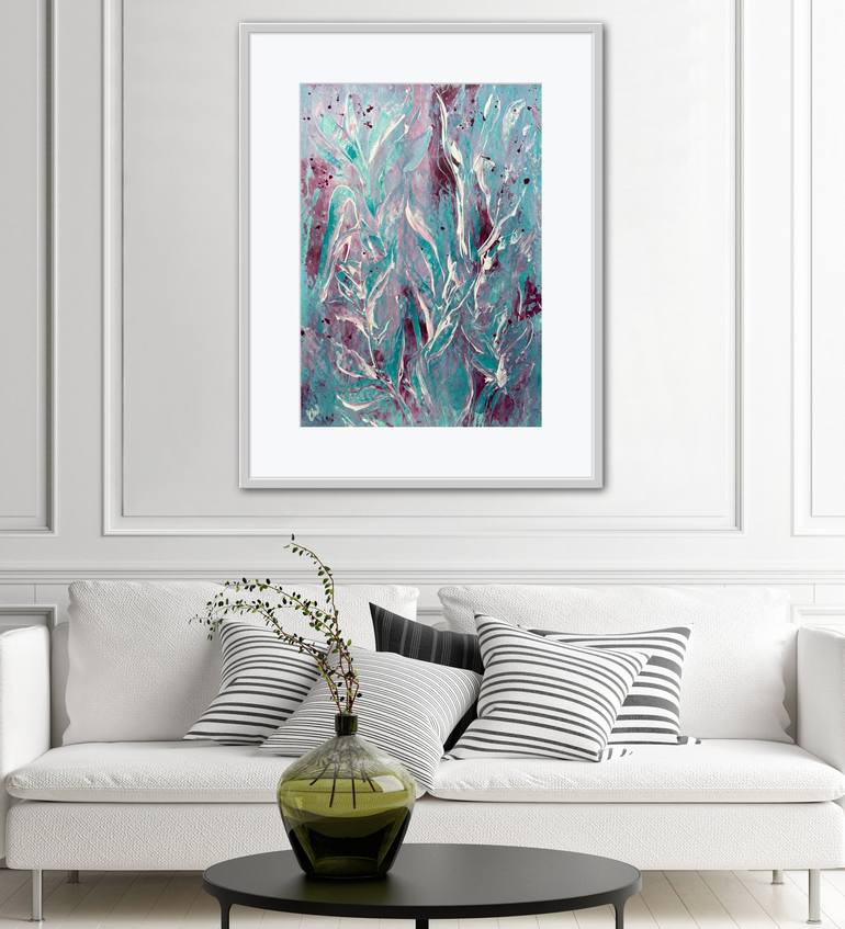 Original Abstract Expressionism Abstract Painting by Carrie Welsh