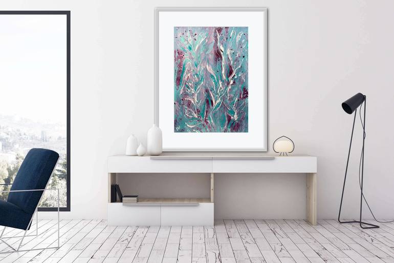 Original Abstract Expressionism Abstract Painting by Carrie Welsh