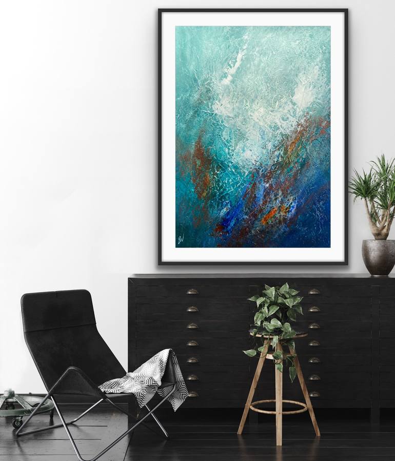 Original Abstract Landscape Painting by Carrie Welsh