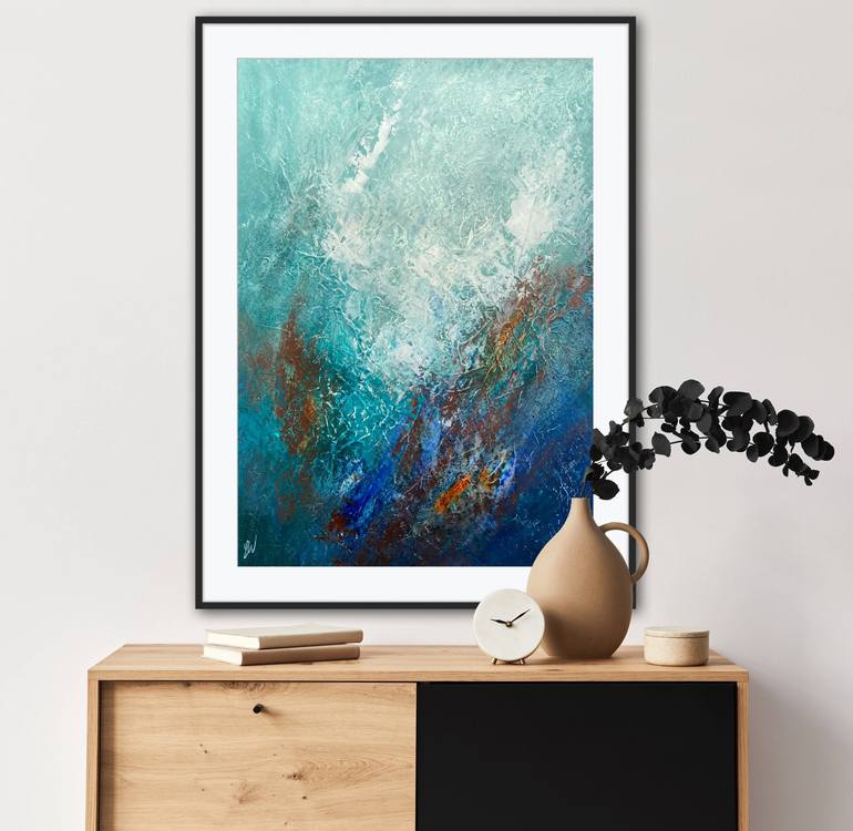 Original Abstract Landscape Painting by Carrie Welsh