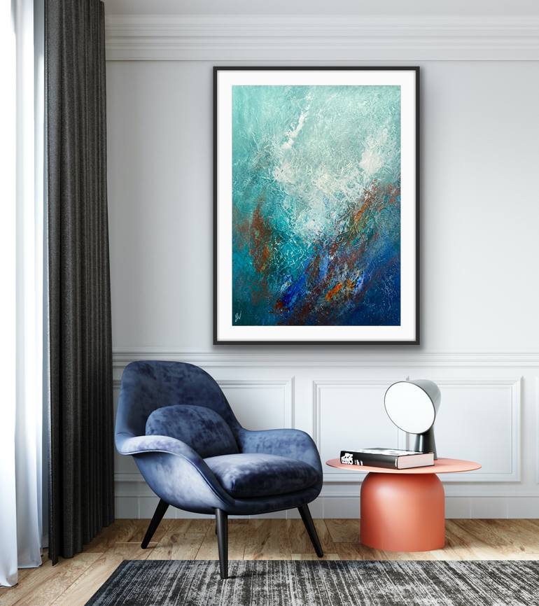 Original Abstract Landscape Painting by Carrie Welsh