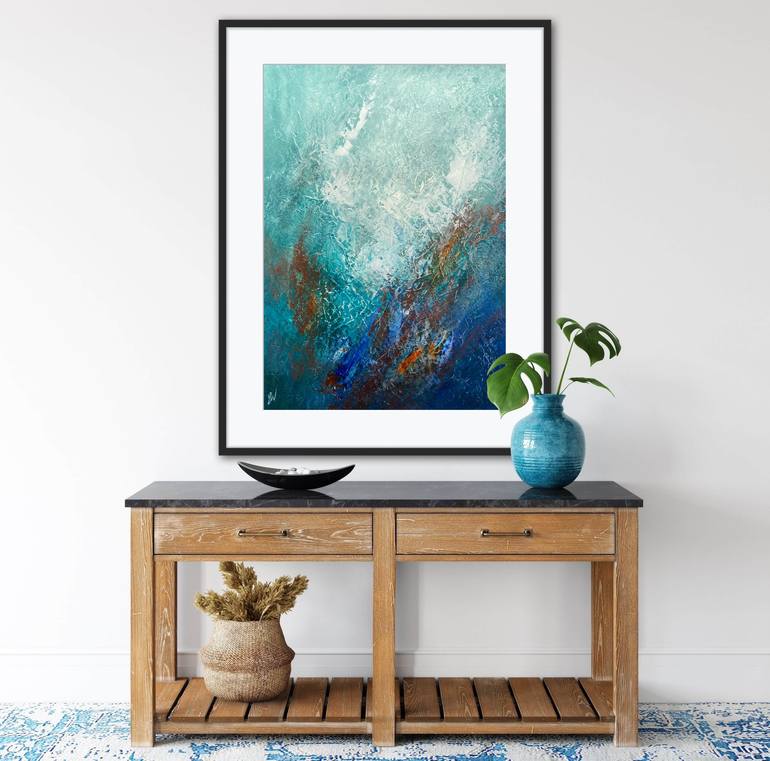 Original Abstract Landscape Painting by Carrie Welsh