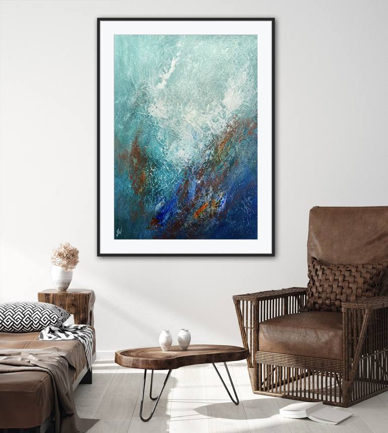 Original Abstract Landscape Painting by Carrie Welsh