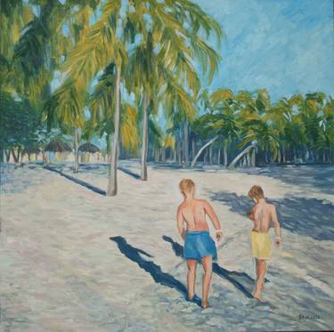 Print of Beach Paintings by Iryna Petryk