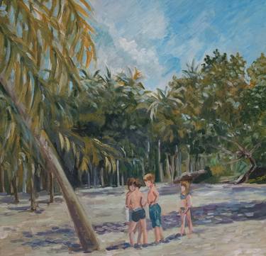 Original Beach Paintings by Iryna Petryk