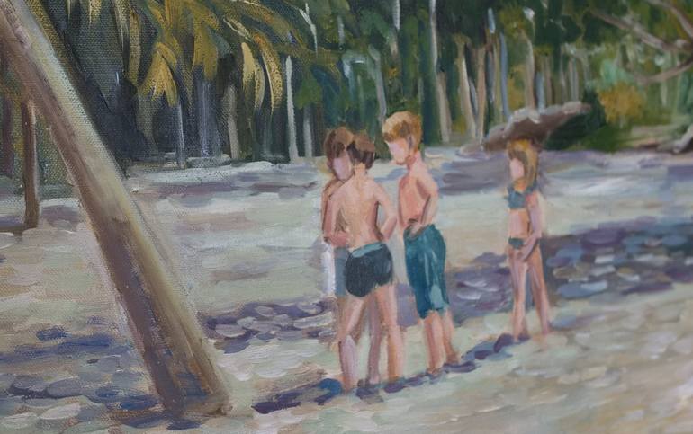 Original Beach Painting by Iryna Petryk