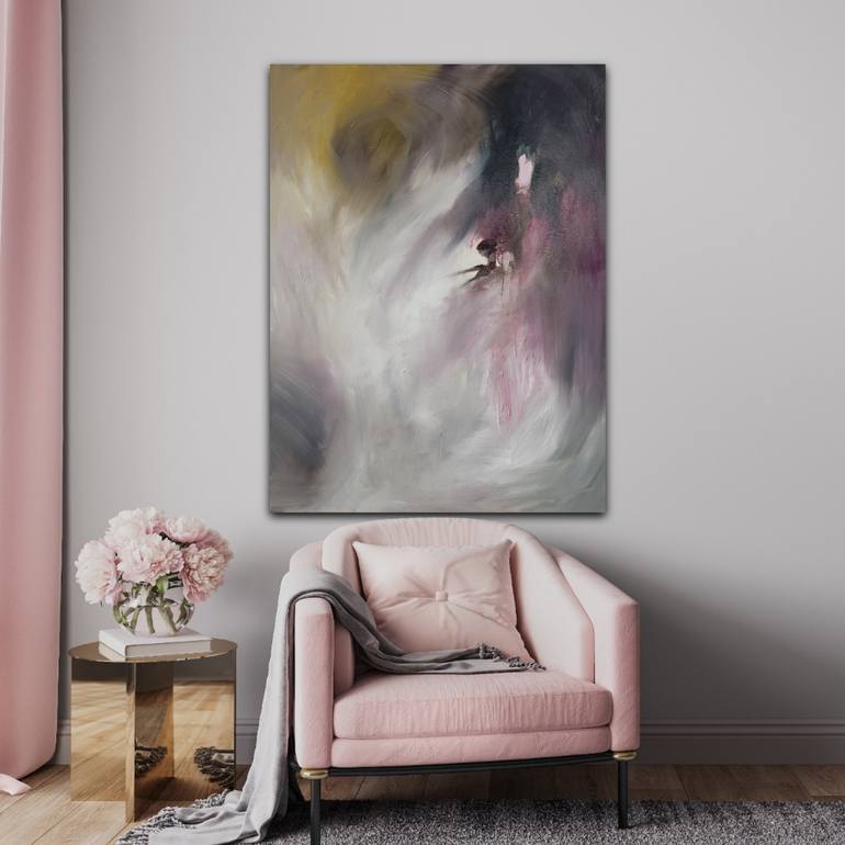 Original Abstract Expressionism Abstract Painting by Iryna Petryk