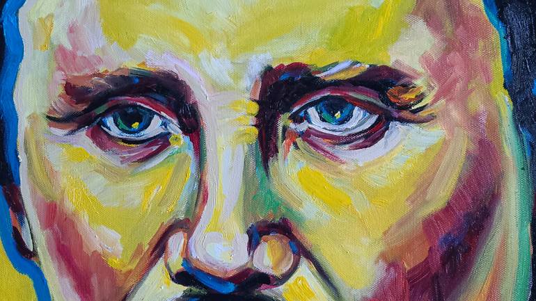Original Expressionism People Painting by Iryna Petryk