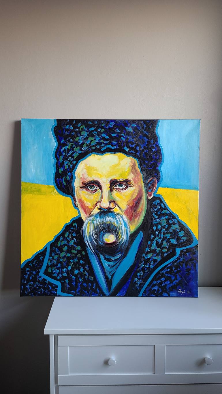 Original Expressionism People Painting by Iryna Petryk