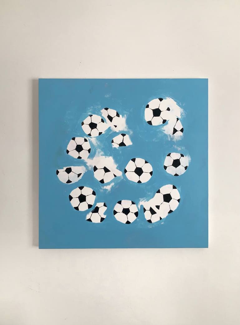 Original Abstract Sports Painting by Samuele Palladino