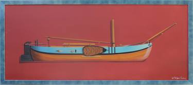 Print of Boat Paintings by Philippe Conrad