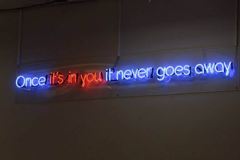 Once it's in you it never goes away - Print