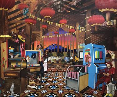 Saatchi Art Artist Stephen Thorpe; Paintings, “False Histories And Further Confusions In Time 2018” #art