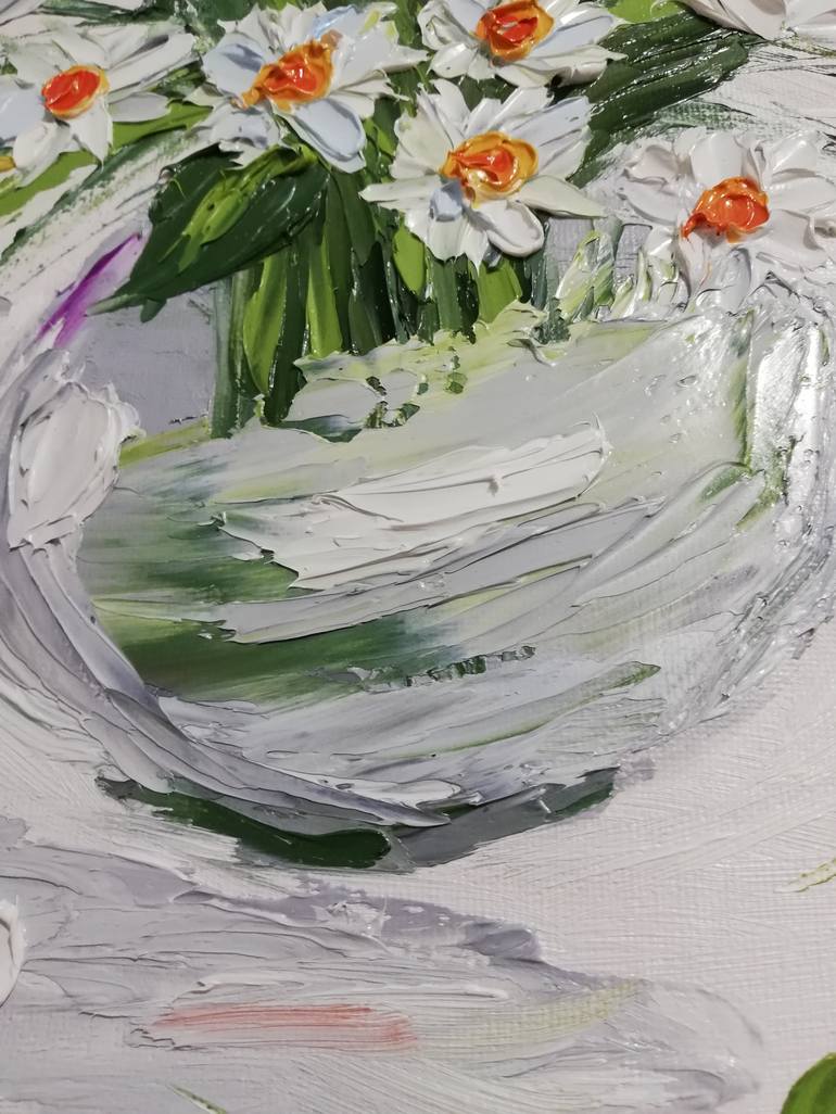 Original Abstract Botanic Painting by Shafigullina Elvira