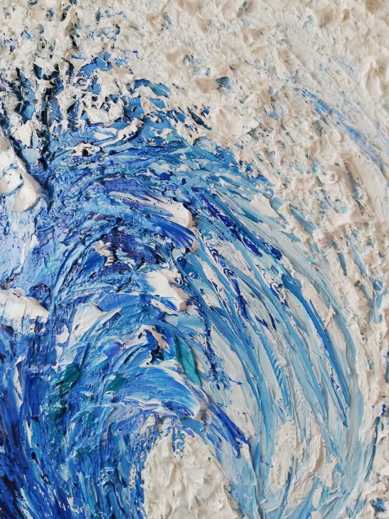 Original Abstract Water Painting by Shafigullina Elvira