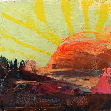 Original Modern Landscape Painting by Heather Mcfarlin
