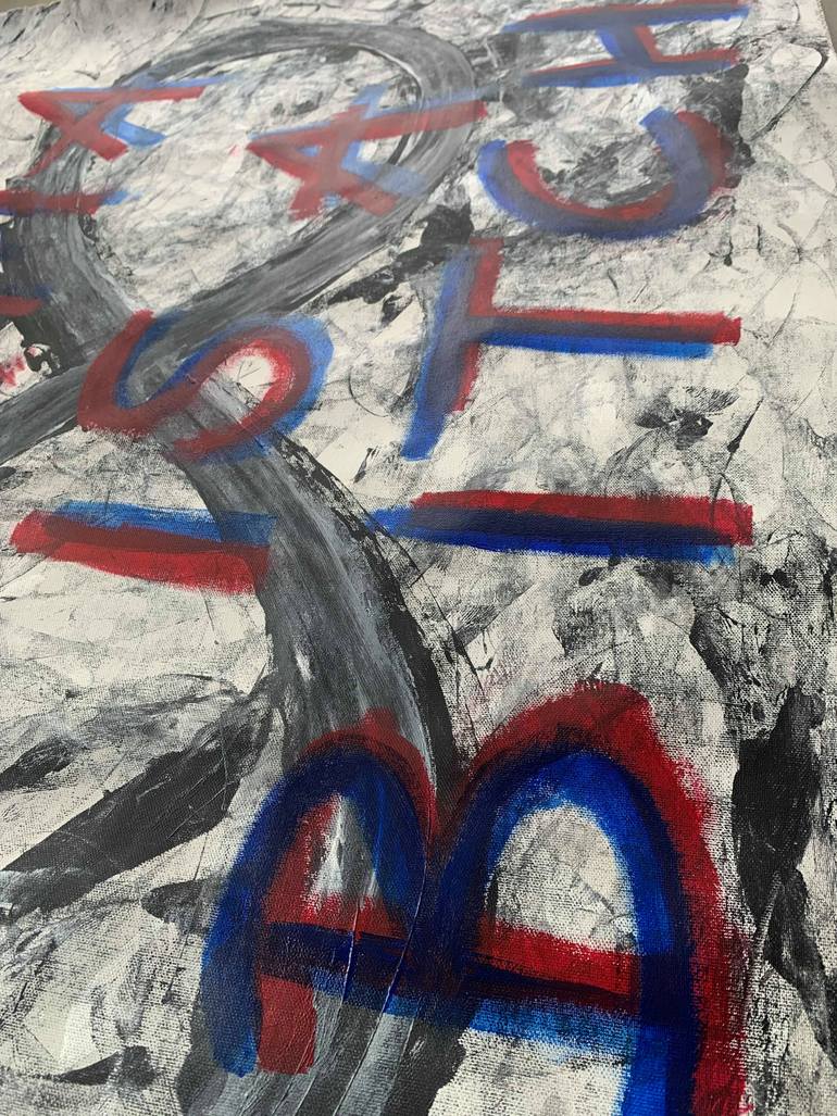 Original Abstract Expressionism Abstract Painting by Barbara Majder