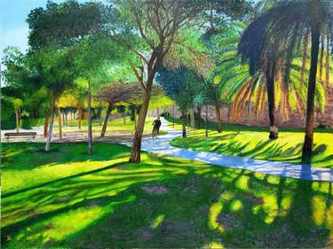 Original Realism Landscape Paintings by Joaquin Pardo Mendez