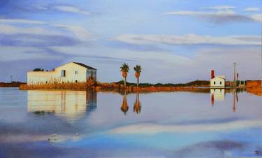 Original Realism Landscape Painting by Joaquin Pardo Mendez