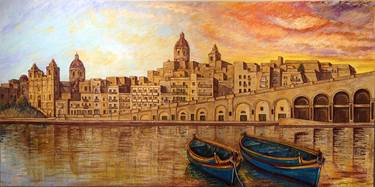 Original Architecture Painting by Anthony Patrick Vella