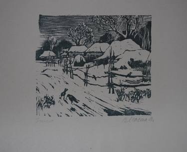 Print of Folk Home Printmaking by Art Area
