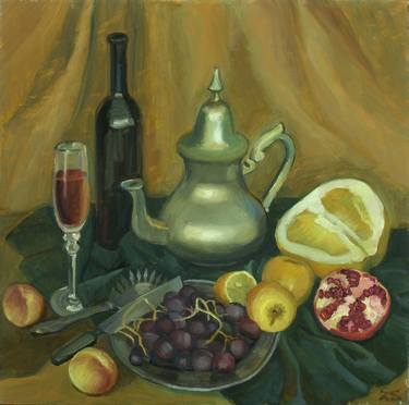 Original Fine Art Food & Drink Paintings by Zely Smekhov