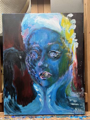 Original Abstract Painting by Mirja Josefine