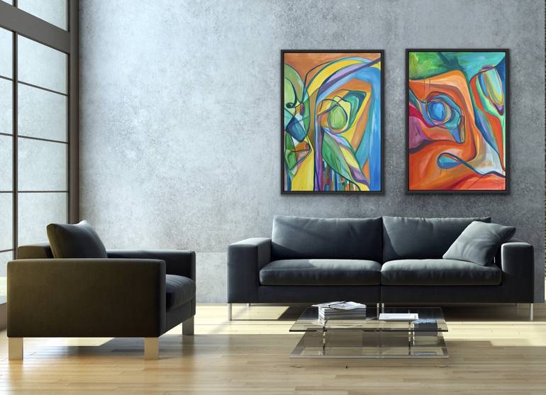 Original Abstract Painting by Olja Mesec 