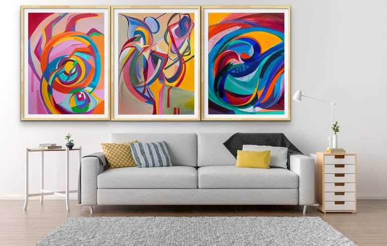 Original Abstract Painting by Olja Mesec 