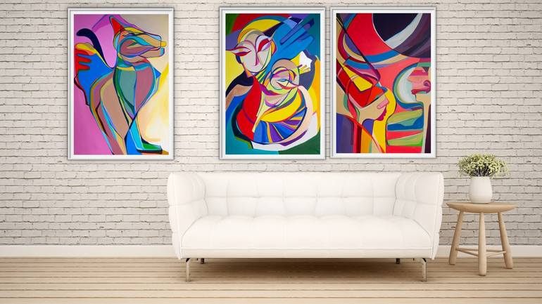 Original Abstract Painting by Olja Mesec 