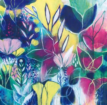 Original Expressionism Botanic Paintings by Corina Capri