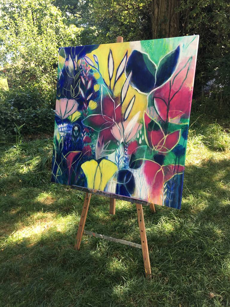 Original Contemporary Botanic Painting by Corina Capri