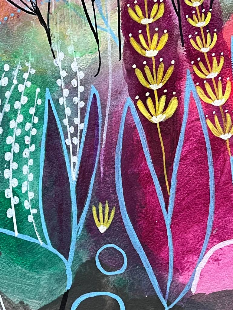 Original Expressionism Botanic Painting by Corina Capri