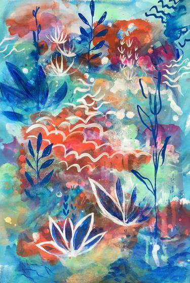 Print of Abstract Expressionism Water Paintings by Corina Capri