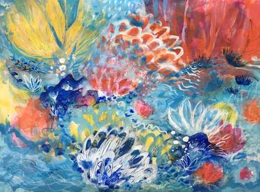 Print of Expressionism Seascape Paintings by Corina Capri