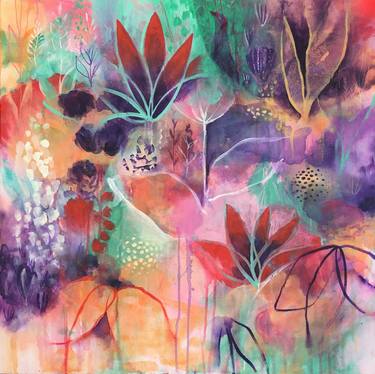 Print of Expressionism Floral Paintings by Corina Capri