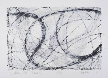 Original Abstract Expressionism Abstract Drawings by Susan Moss