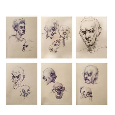 Original Portraiture Comics Drawings by Anastasia Korshunova