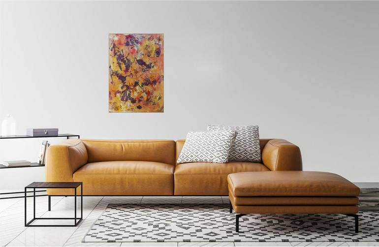 Original Abstract Painting by ELISABETH LAPLANTE