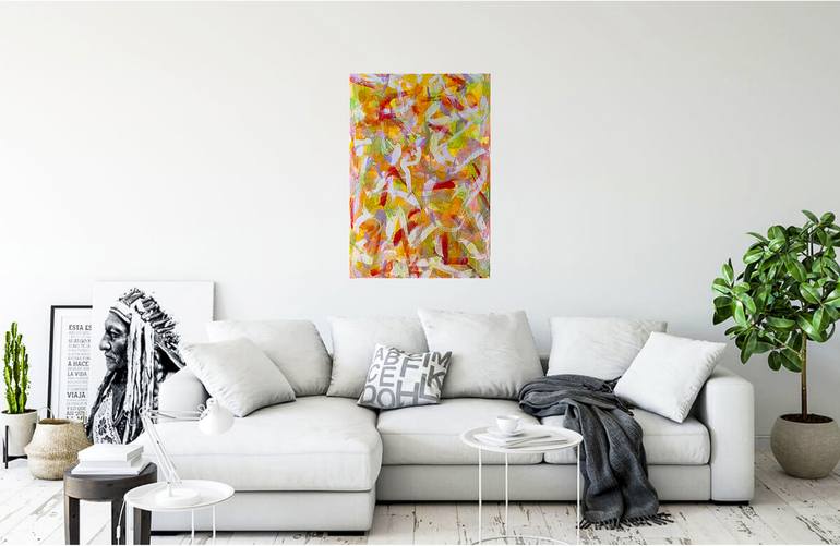 Original Abstract Painting by ELISABETH LAPLANTE