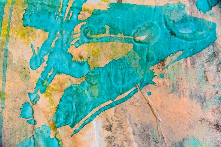 Original Abstract Expressionism Abstract Painting by Elisabeth Laplante