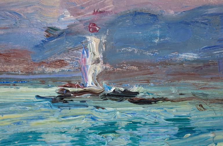 Original Expressionism Seascape Painting by Konstantin Borisov