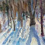 Winter forest by Konstantin Borisov