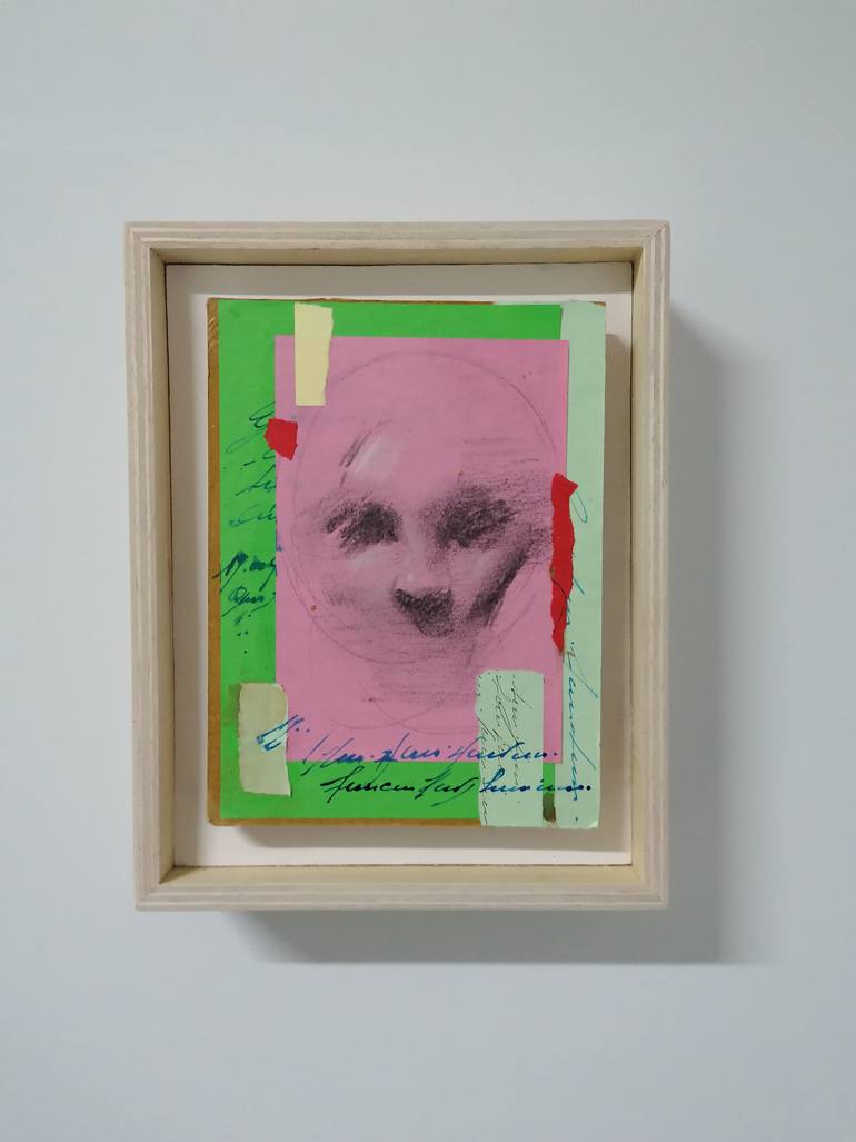 Original Abstract People Drawing by Sebastiano Plutino