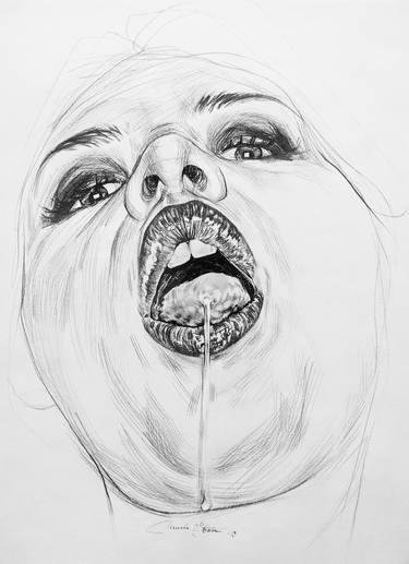 Original Realism People Drawings by Maria Virginia Botar