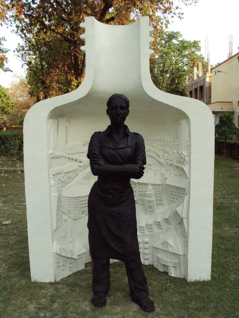 Original People Sculpture by Magdalena Kronenberg-Seweryn