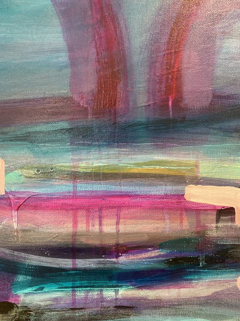 Original Abstract Painting by Maryse Joussaume