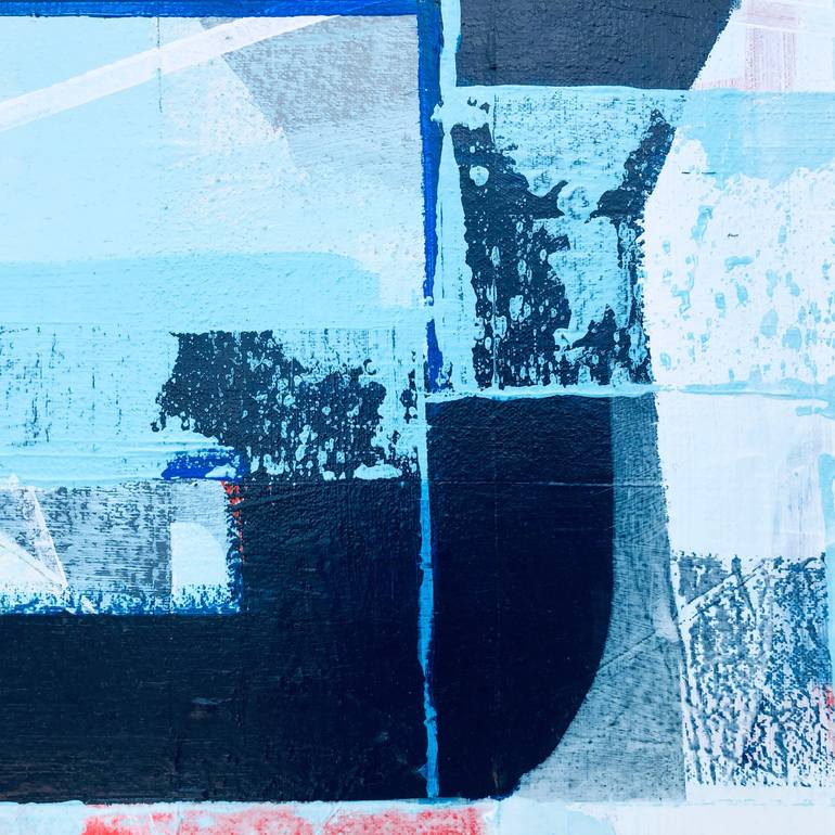 Original Abstract Expressionism Abstract Painting by Maryse Joussaume