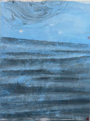 Original Abstract Expressionism Abstract Painting by Kai-Hsing楷馨 Huang黃